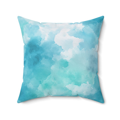Ocean Drift Mosaic - Spun Polyester Square Pillow