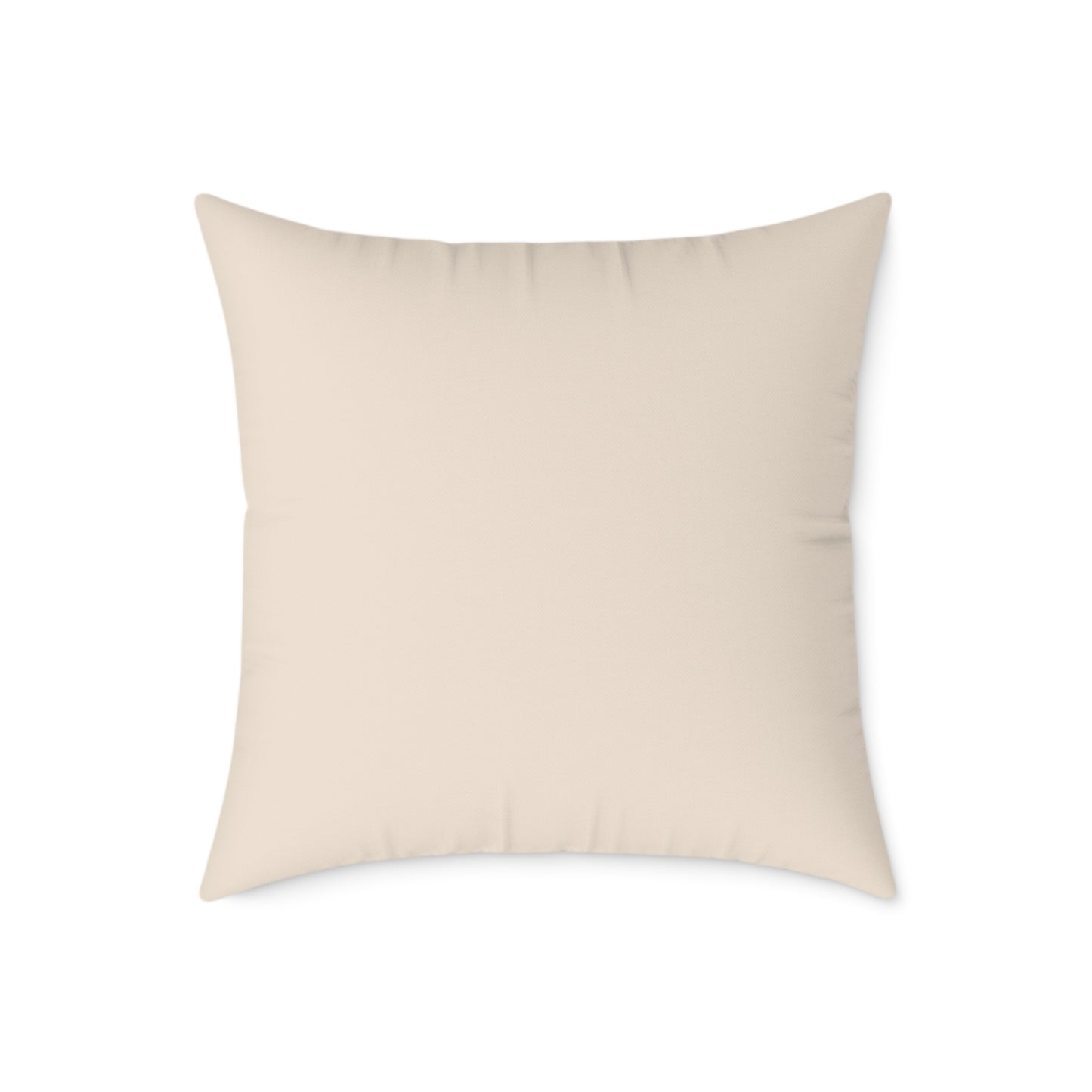 Retro Brushed Spots - Square Poly Canvas Pillow