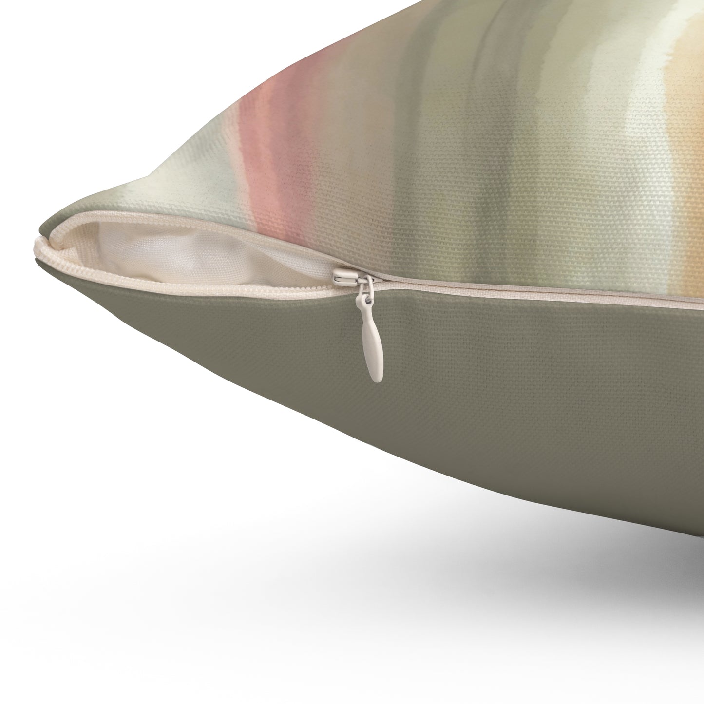 Sunset Waterfall Stripes - Spun Polyester Square Pillow