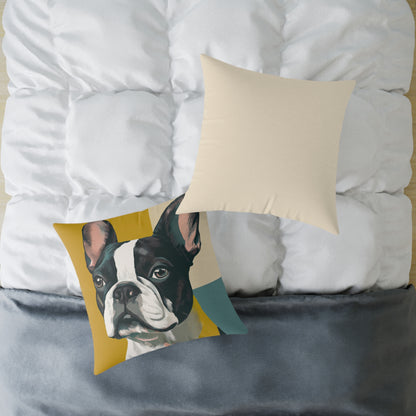 Boston Bright - Square Poly Canvas Pillow