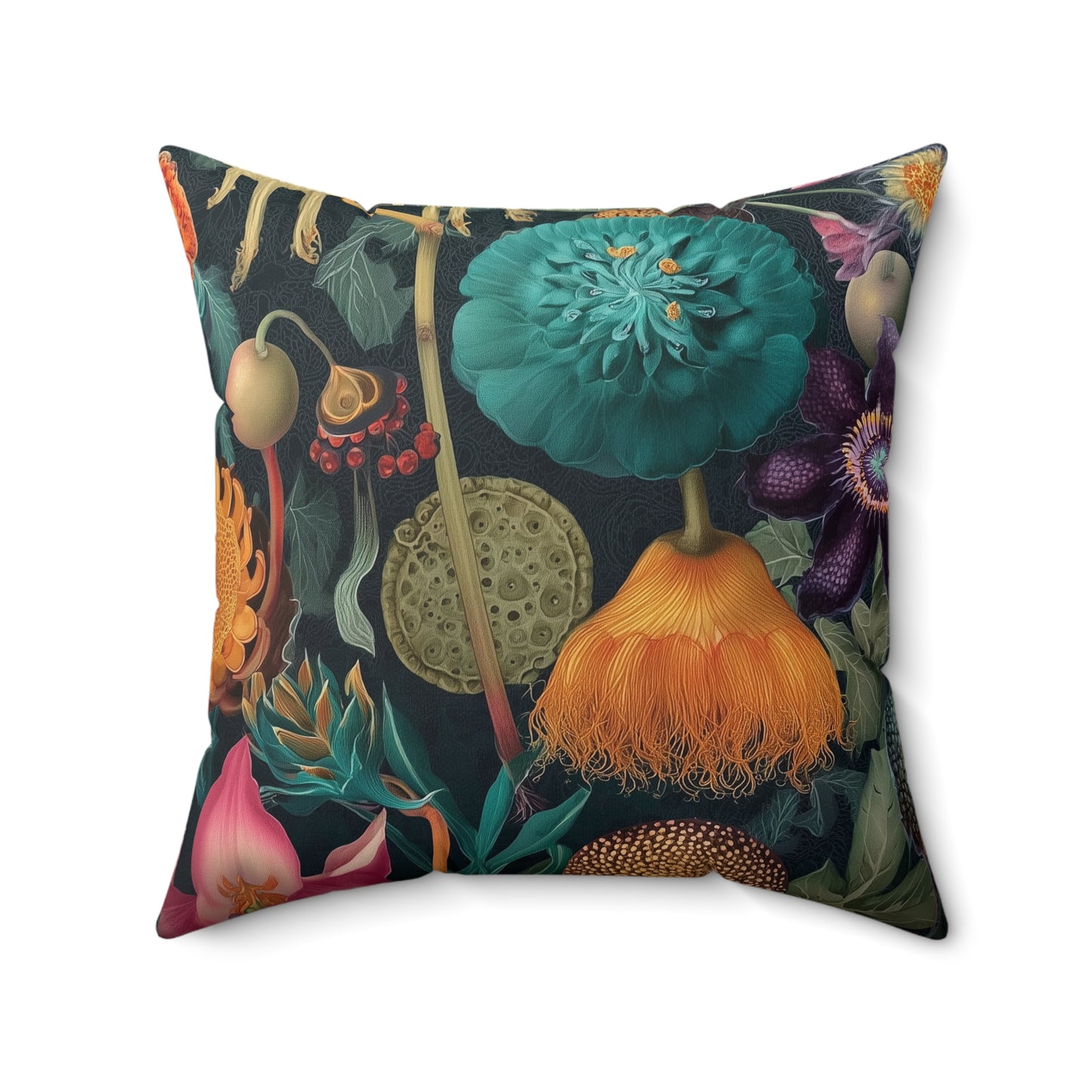 Opulent Garden - Faux Suede Square Pillow
