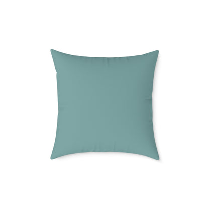 Pastel Pebble Garden - Square Poly Canvas Pillow