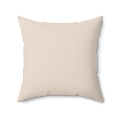 Clay Form Stacks - Faux Suede Square Pillow