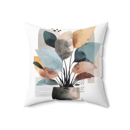 Sculpted Terra Arrangement - Spun Polyester Square Pillow