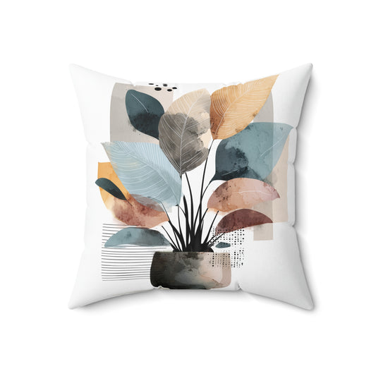 Sculpted Terra Arrangement - Spun Polyester Square Pillow
