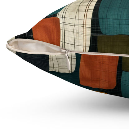 Mod Patchwork - Spun Polyester Square Pillow