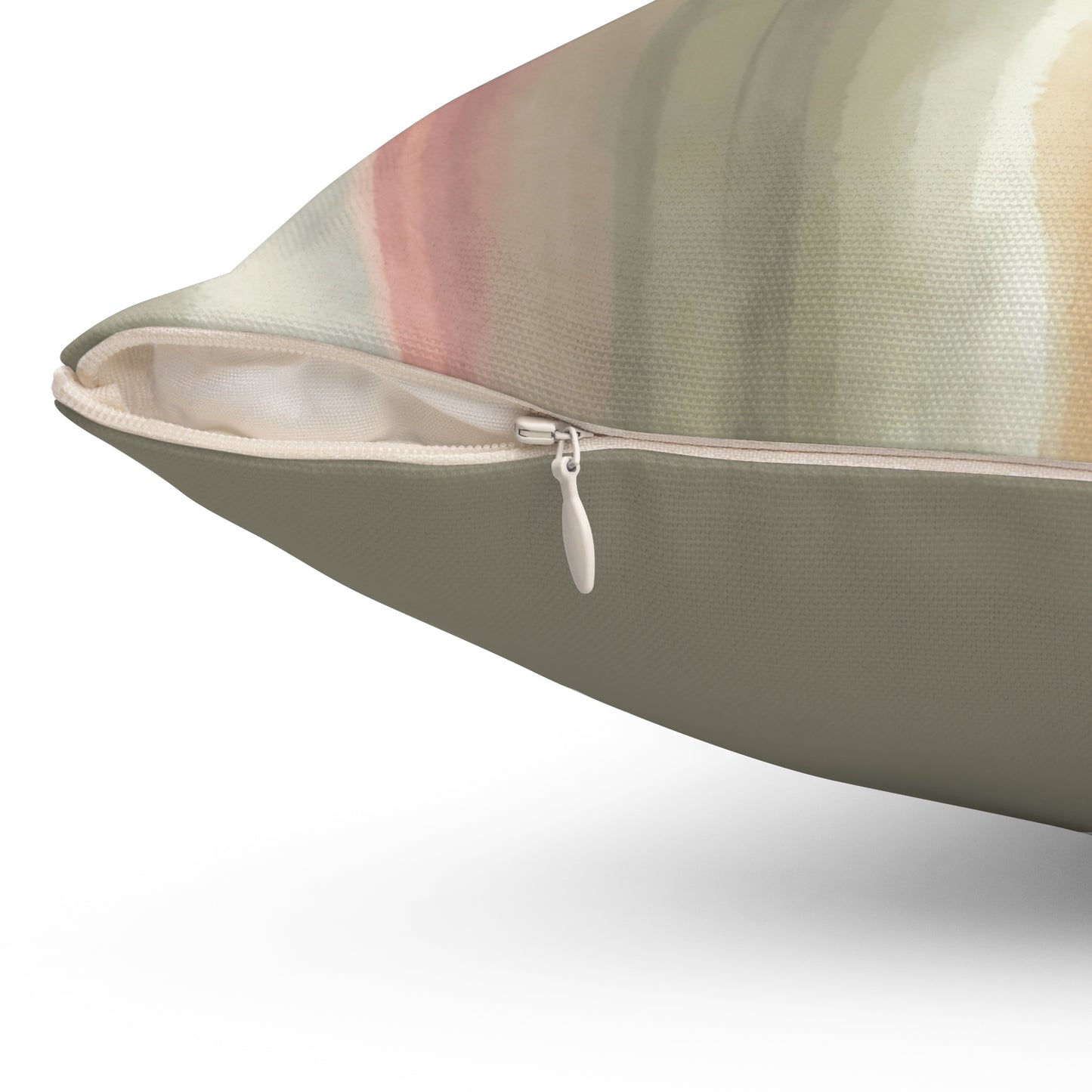Sunset Waterfall Stripes - Spun Polyester Square Pillow