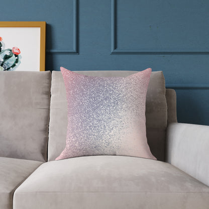 Sugar Dust Glow - Square Poly Canvas Pillow