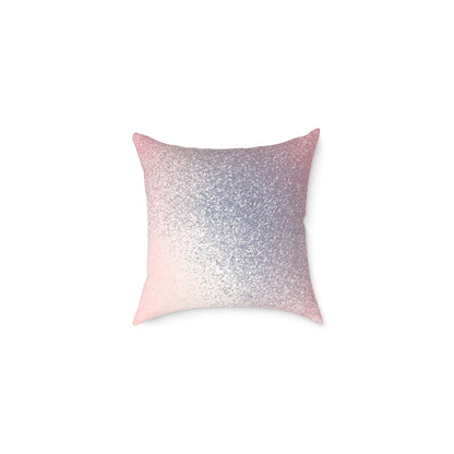 Sugar Dust Glow - Square Poly Canvas Pillow