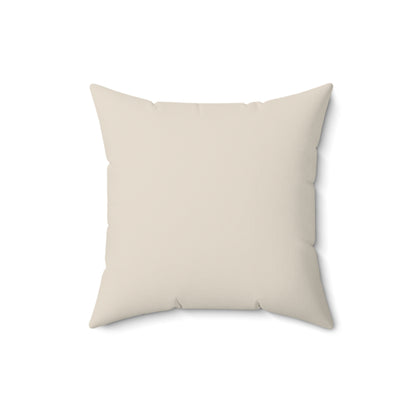 Stone Circle Balance - Faux Suede Square Pillow
