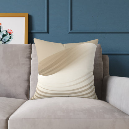 Sculpted Sands - Square Poly Canvas Pillow