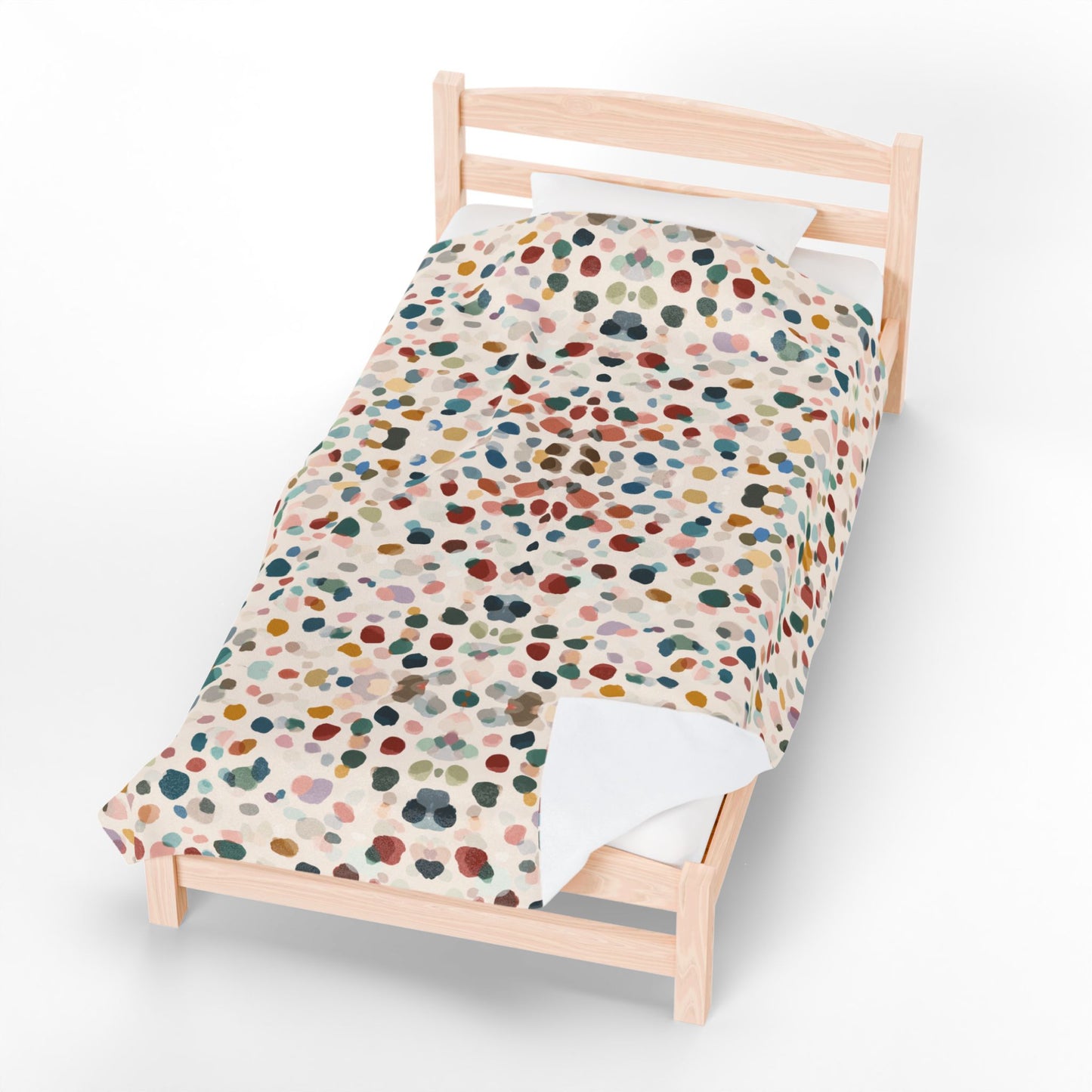 Summer Garden Bloom - Velveteen Plush Blanket