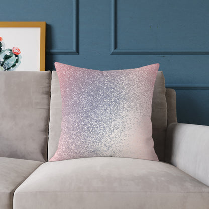 Sugar Dust Glow - Square Poly Canvas Pillow