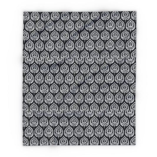 Deco Leaf - Arctic Fleece Blanket