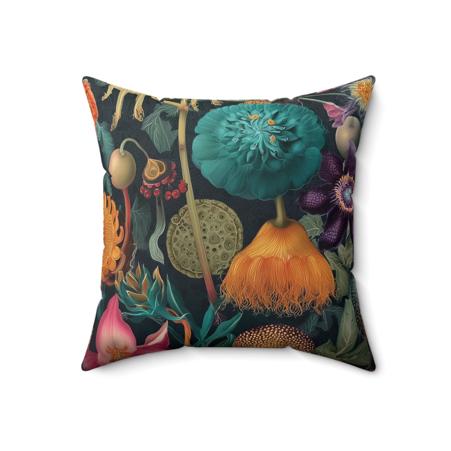 Opulent Garden - Faux Suede Square Pillow