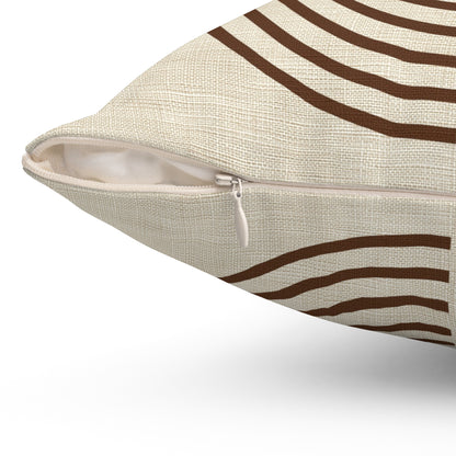Orbit Form - Spun Polyester Square Pillow