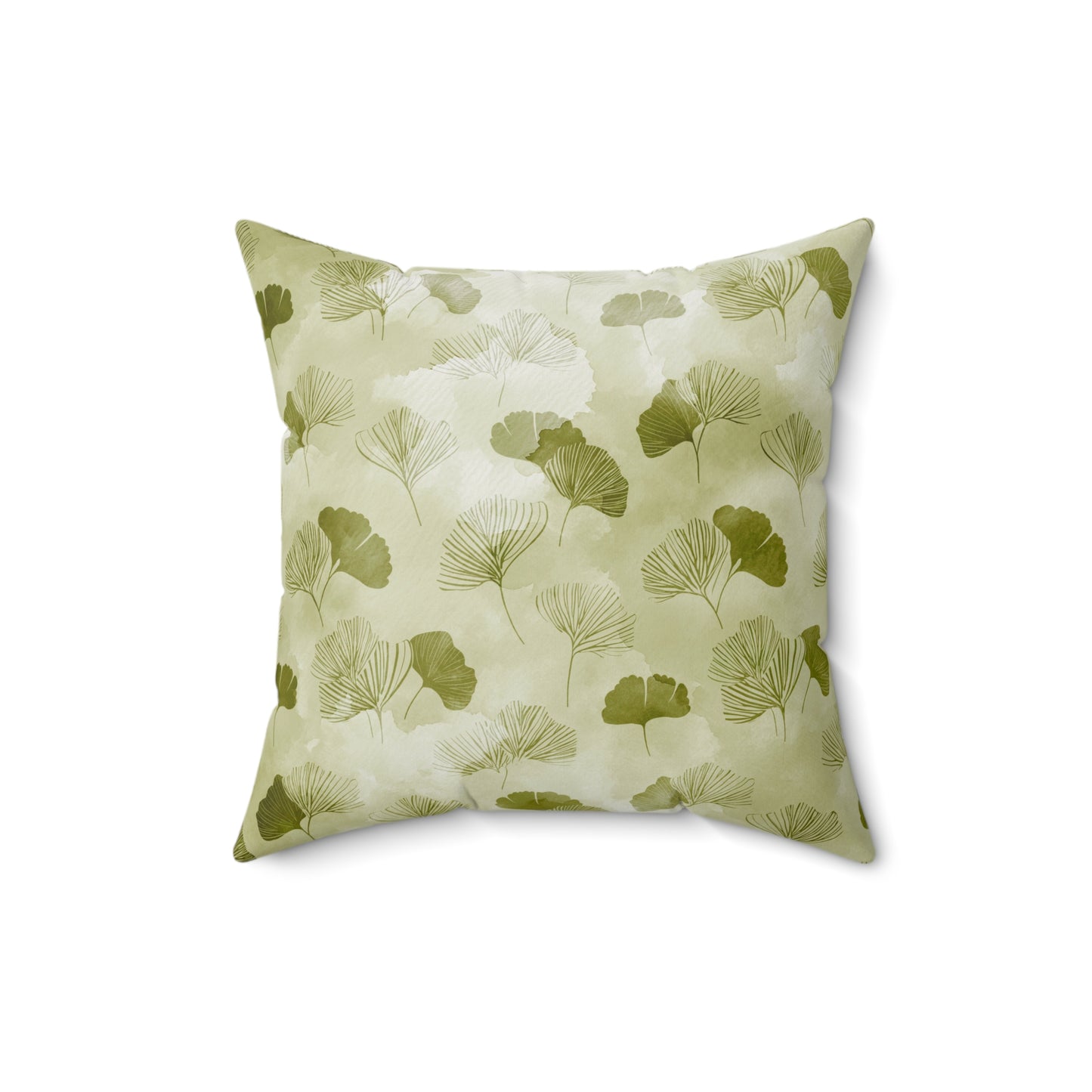 Olive Mist Forest - Spun Polyester Square Pillow