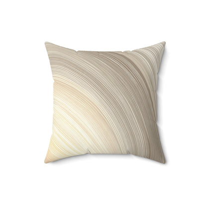 Radiant Halo Lines - Faux Suede Square Pillow