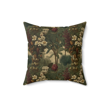 Thistlewood Woodland Bloom - Faux Suede Square Pillow