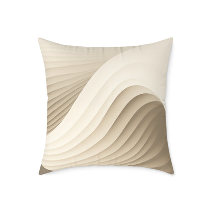Desert Sweep - Square Poly Canvas Pillow