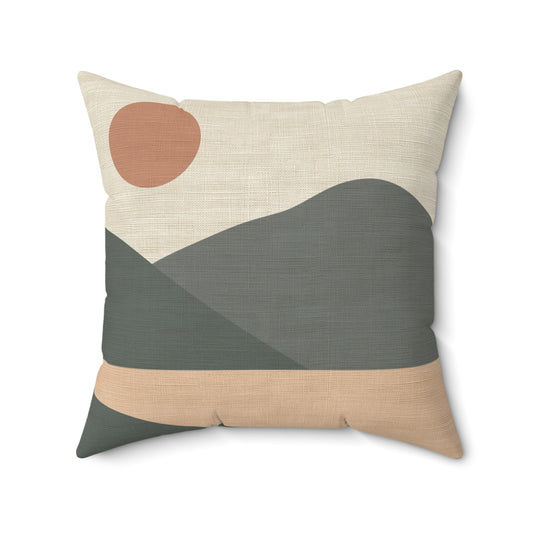 Horizon Hush - Spun Polyester Square Pillow