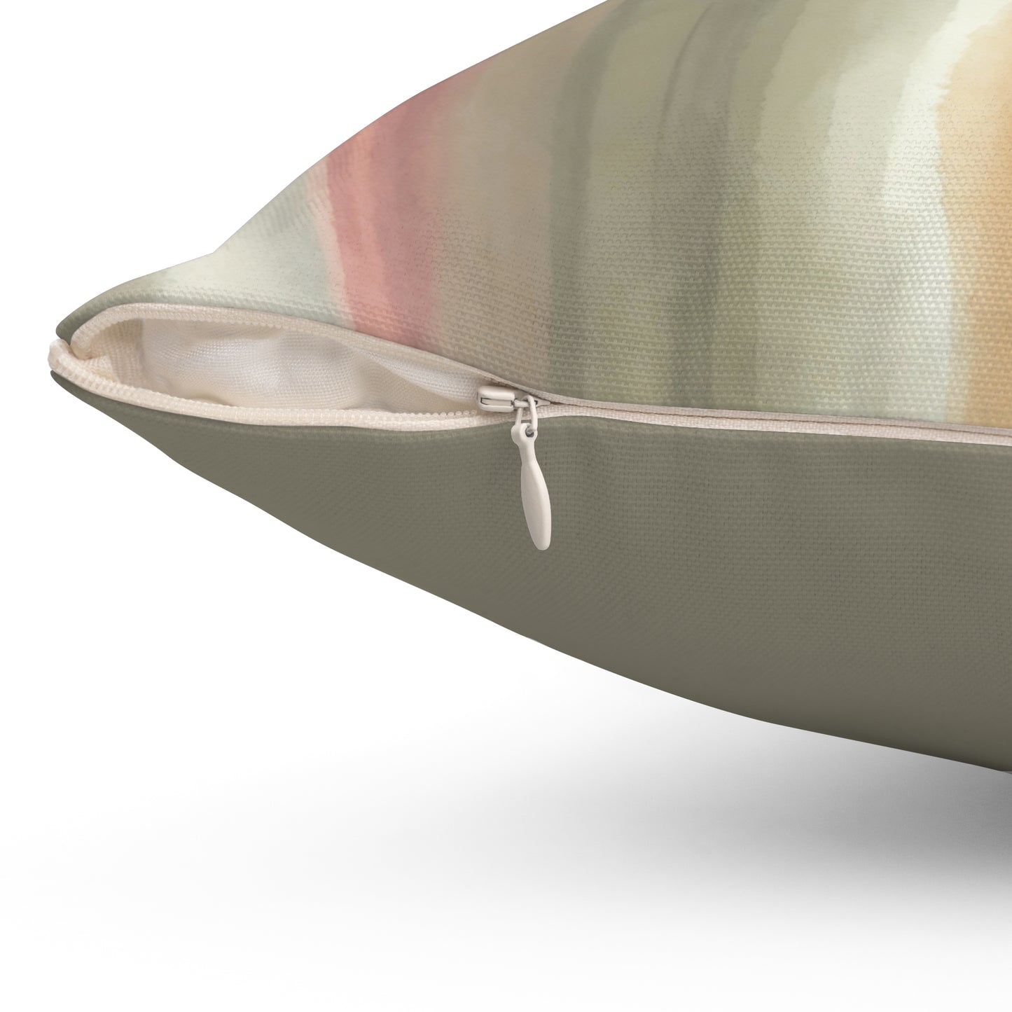 Sunset Waterfall Stripes - Spun Polyester Square Pillow