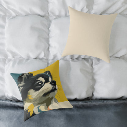 Pomeranian - Square Poly Canvas Pillow
