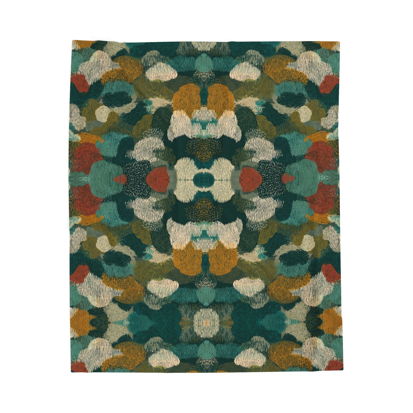 Midnight Forest Canopy - Velveteen Plush Blanket