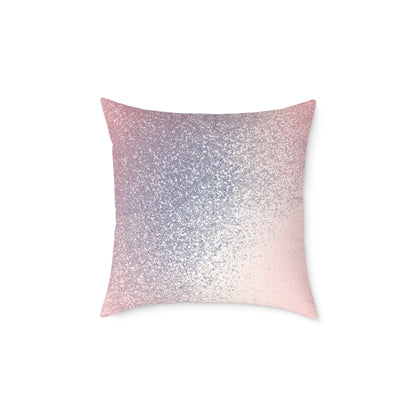 Sugar Dust Glow - Square Poly Canvas Pillow