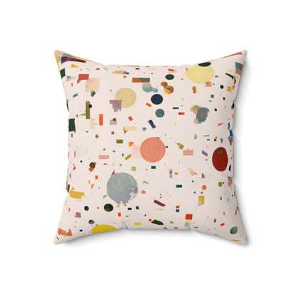 Playful Party Dots - Spun Polyester Square Pillow