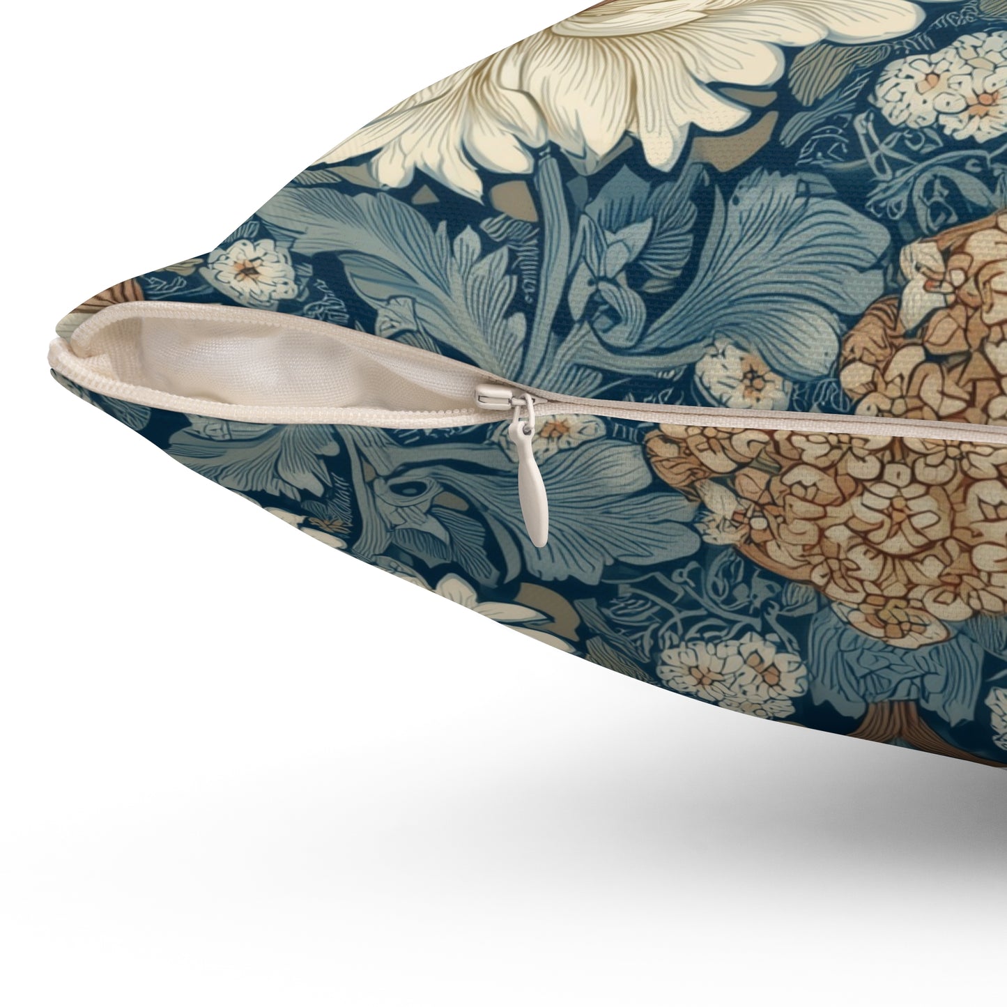 Chrysanthemum Court - Spun Polyester Square Pillow