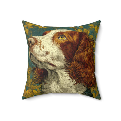 Autumn Setter - Spun Polyester Square Pillow