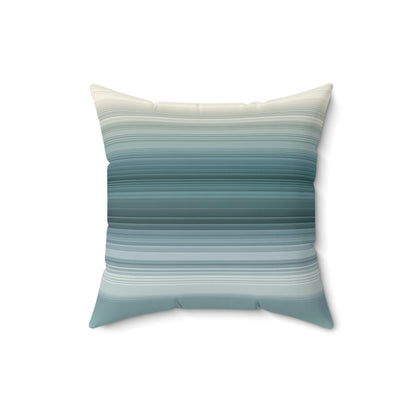 Mistline Neutral Fade - Faux Suede Square Pillow
