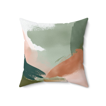 Soft Canyon Drift - Spun Polyester Square Pillow