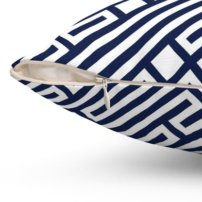 Labyrinth - Spun Polyester Square Pillow